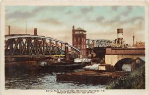 uk40362 barton road swing bridge manchester ship canal  uk