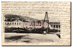 This - Sete - Basin Dock - Ship - Old Postcard