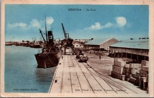 Morocco Kenitra Le Port Vintage Postcard C135