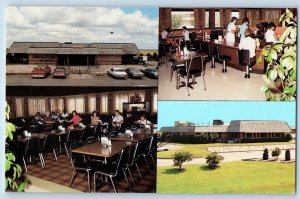 El Reno Oklahoma Postcard Hensley's Restaurant Country Club Road c1960 Vintage