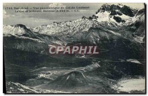 Old Postcard Dauphine Panoramic View From Col Lautaret and Galibier Grand