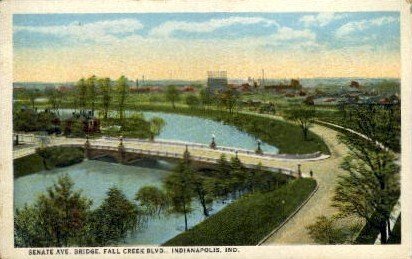 Senate AVE. Bridge, Fall Creek BLVD. - Indianapolis , Indiana IN