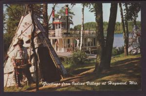 Greetings From Indian Village at Hayward,WI