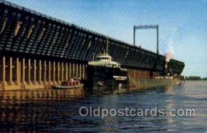 Ore dock and freighter Mine, Mining, Unused 