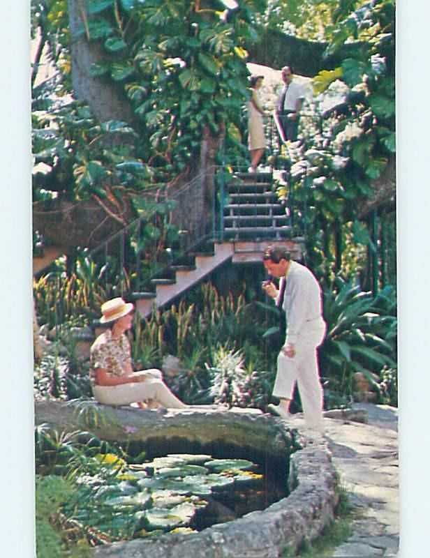 Pre-1980 GARDENS AT HOTEL Nassau Bahamas F6548