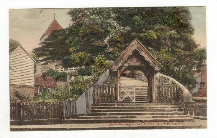 Blavorough Church & Lychgate, UK, 1910-30s