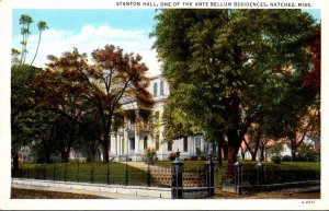 Mississippi Natchez Stanton Hall One Of The Ante Bellum Residences Curteich