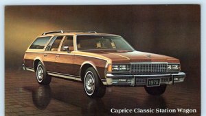 Auto Advertising 1978 CHEVROLET CAPRICE Classic Station Wagon - Woody Postcard