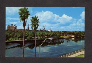 FL Univ University of Tampa Florida Postcard Hillsborough River PC