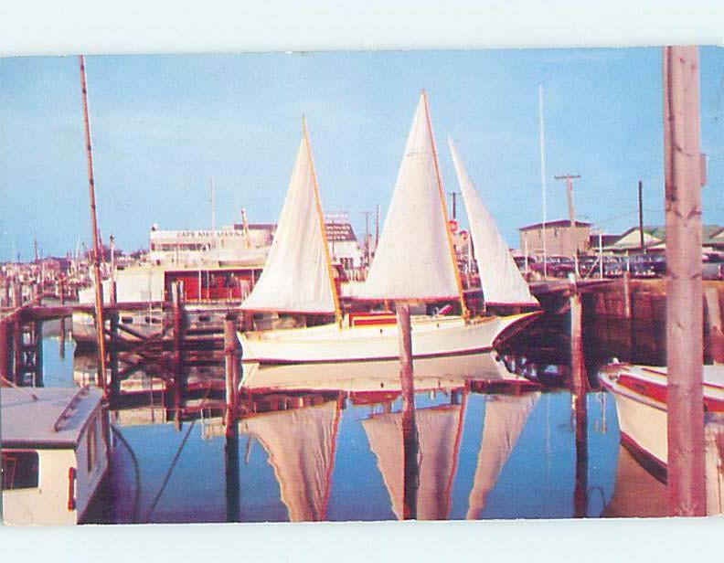 Pre-1980 HARBOR SCENE Cape May New Jersey NJ hp7516