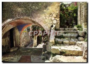 Modern Postcard Eze Village AM A corner pittoresqie Old Chapel White Penitents