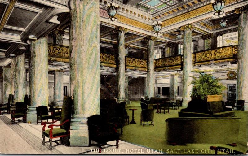 Utah Salt Lake City Hotel Utah Lobby