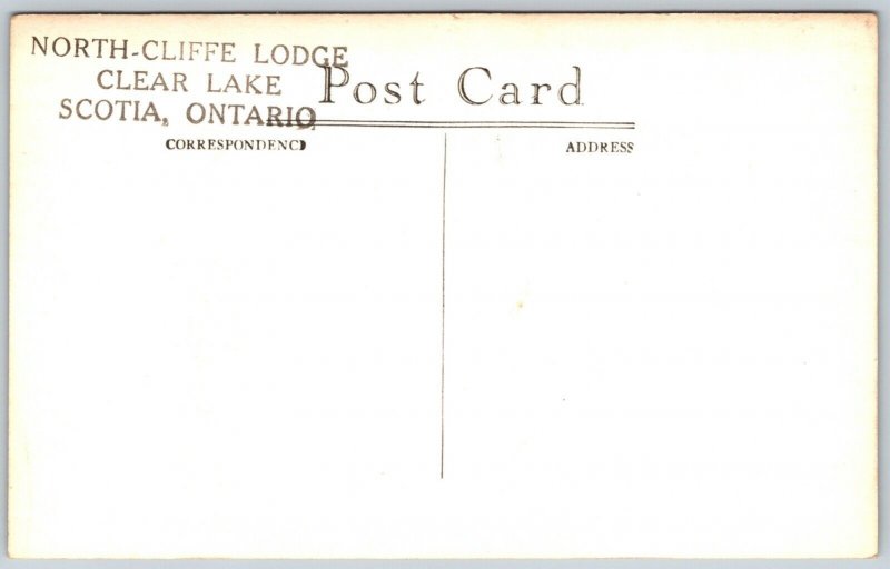 Postcard RPPC c1940s Scotia Ontario Clear Lake Scenic Parry Sound District 2