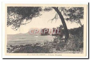 Isle of Lerins Old Postcard L & # 39ancien monastery