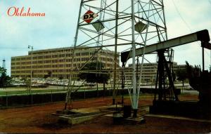 Oklahoma Oklahoma City Oil Well and State Capitol Office Buildings