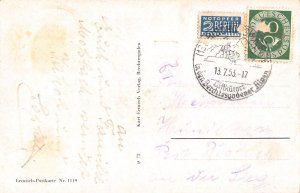 A216 Germany 1953 St Bartholomae mit Watzmann Ostwand vintage postcard