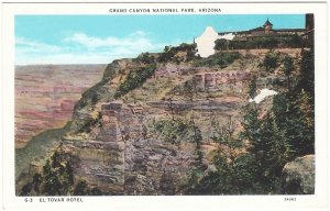 El Tovar Hotel, Grand Canyon National Park, Arizona, Vintage Postcard