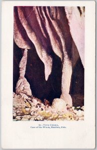 Cave of the Winds Twin Column Manitou CO Vintage Embossed Postcard H79