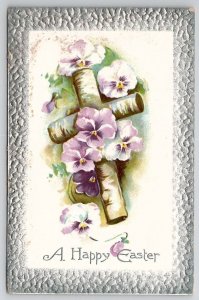 Easter Cross Flowers Cambridge ID To Davidson Family Sunnyside NE Postcard A34