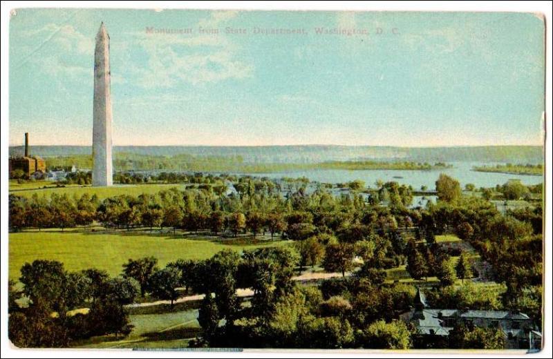 DC - Washington. Monument from State Dept