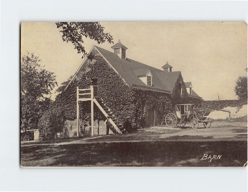 Postcard Barn Mount Vernon Virginia USA
