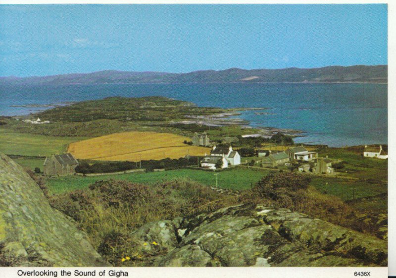 Scotland Postcard - Overlooking The Sound of Gigha - Ref 19033A