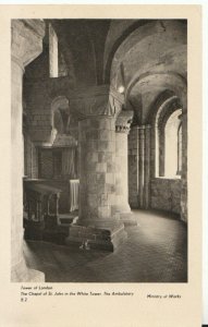 London Postcard - Chapel of St John - White Tower - The Ambulatory - Ref TZ3396