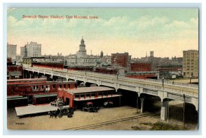 c1910's Seventh Street Viaduct Des Moines Iowa IA Unposted Antique Postcard 