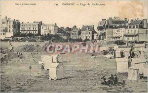 Old Postcard Parame Emerald Coast Beach Rochebonne