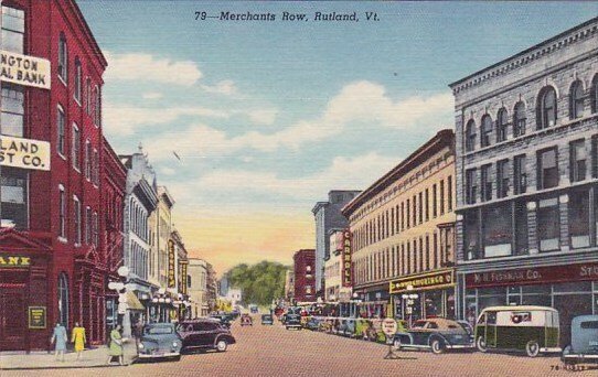 Merchants Row Rutland Vermont
