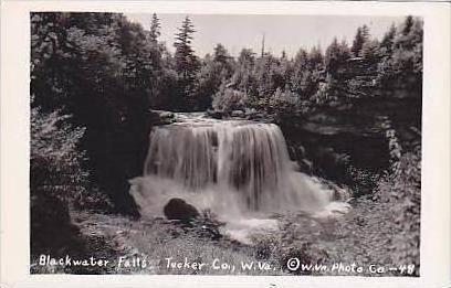 West Virginia Tucker County Blackwater Falls Real Photo