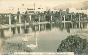 C-1910 Santa Barbara California Samarkand Persian Hotel Photo Postcard 21-3373