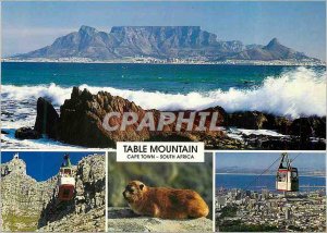 Modern Postcard Cape Town South Africa Table Mountain Teleferique