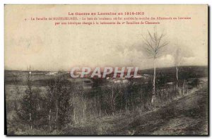 Old Postcard Army War in Lorraine in Rozelieures The Birch Wood