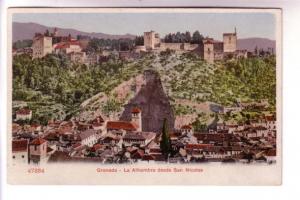 Townview, La Alhambra desde San Nicolas Granada Spain,