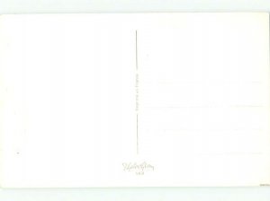 foreign Old Comic signed FRENCH WOMAN FALLING FROM BOAT AC3424@