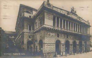 NAPOLI NAPLES ITALY~TEATRO S CARLO PHOTO POSTCARD