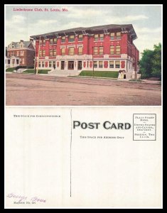 St Louis Missouri MO~Liederkranz Club-German American Social Club~1910s POSTCARD