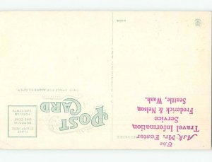 W-Border HOTEL SCENE Seattle Washington WA B3059