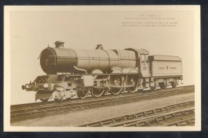 RPPC GREAT NORTHERN RAILWAY KING GEORGE V RAILRAD ENGINE REAL POTO POSTCARD