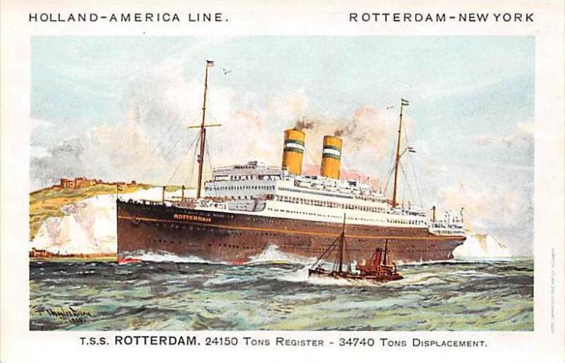 T.S.S. Rotterdam, Holland-America Line