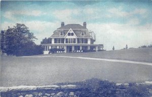 Falmouth Cape Cod Massachusetts 1950s Postcard Hilltop Guest house