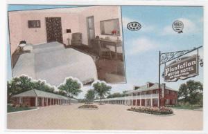 Plantation Motor Hotel Motel US 90 11 New Orleans Louisiana postcard