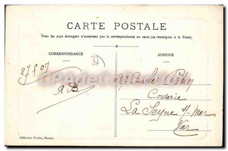 Old Postcard Bernay View La Couture