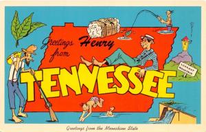 HENRY TENNESSEE~LARGE LETTER POSTCARD c1960s