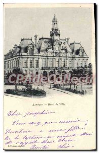 Postcard Limoges Old City Hall