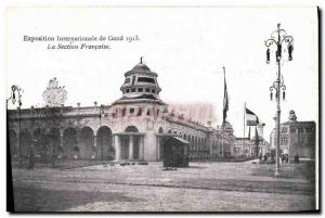 Old Postcard Ghent International Exhibition 1913 French section