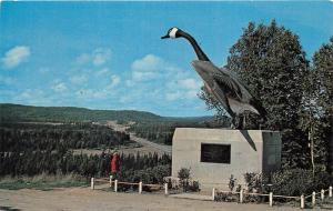 WAWA ONTARIO CANADA THE WILD GOOSE HUDSON'S BAY COMPANY POSTCARD 1965