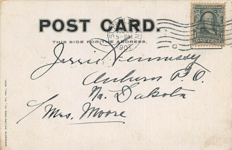 LPS57 St. Paul Minnesota State Capitol Building Governor Johnson Postcard 