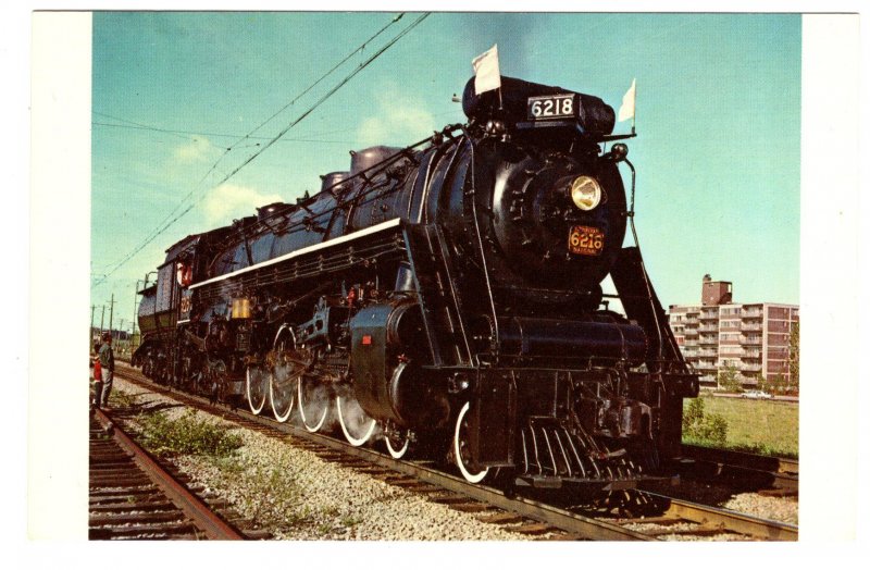 Canadian National 6218 Railway Train, Northern Type Locomotive